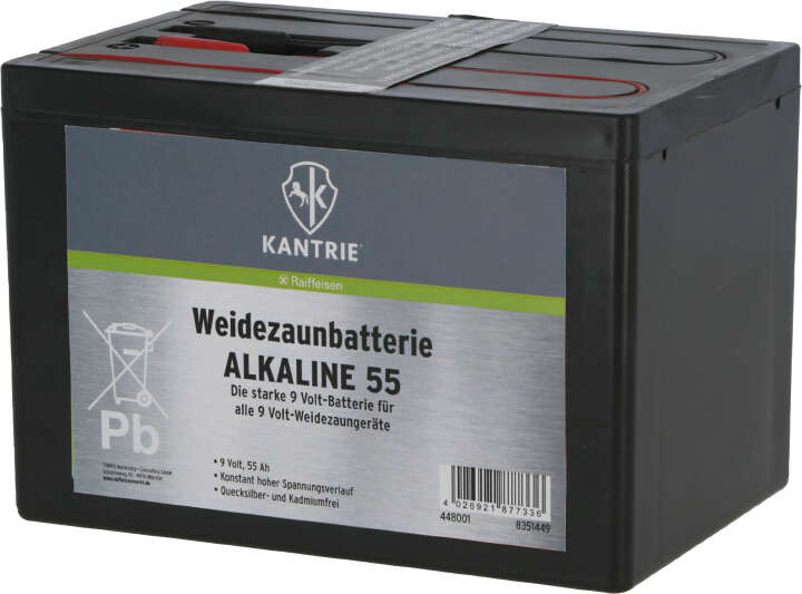 KANTRIE Weidezaunbatterie ALKALINE 120 9 Volt